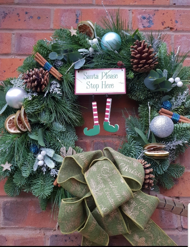 Luxe Christmas Door Wreath