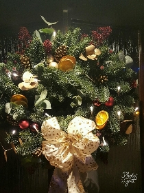 Spruce Fresh Door Wreath