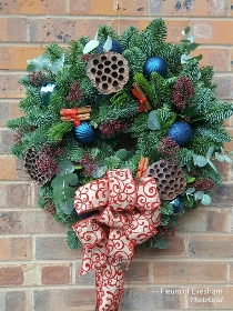 Spruce Fresh Door Wreath