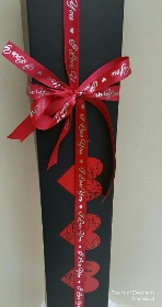 Single Red Premium Rose Presentation Box