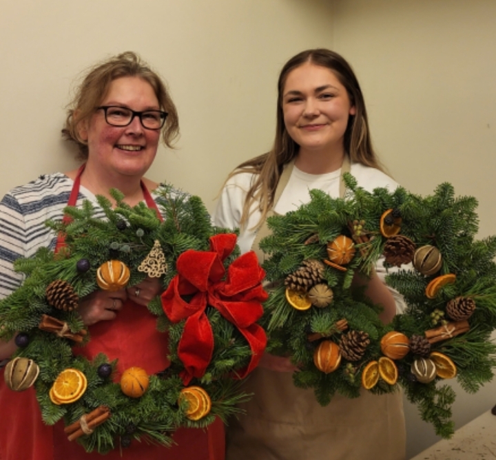 Christmas Wreath Workshop Tuesday 26th November   Norton Grange